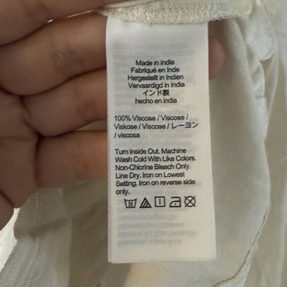 J Crew Women’s M Button Up Blouse Ivory Lady Shirt Jacket Collared Shirt - Picture 5 of 6